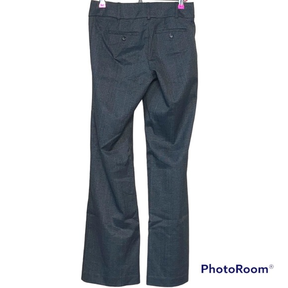 Ann Taylor Loft Julie Gray Plaid Trousers Size 0 NWT - Picture 3 of 5
